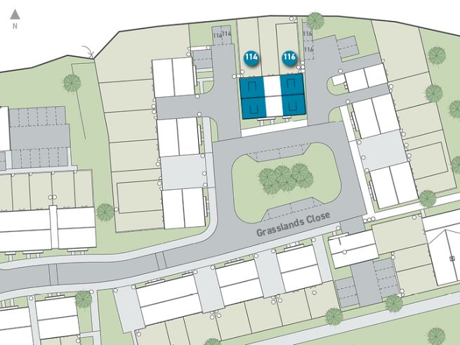 Site plan - artist's impression subject to change